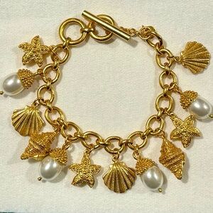 Julie Vos Sanibel Charm Bracelet EUC